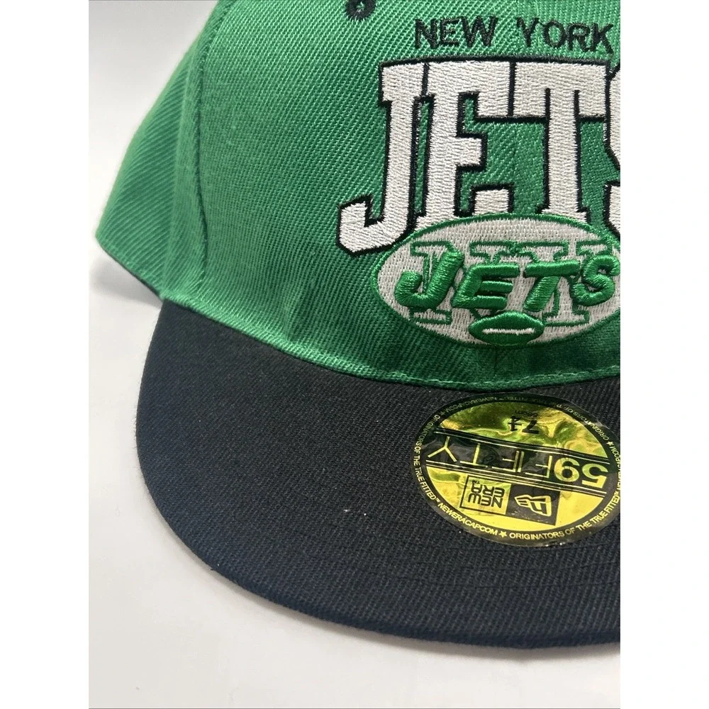 NFL New York Jets Mitchell & Ness Arch Logo Snapback Hat Cap Green Black